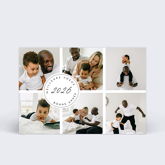 Carte de Voeux Particuliers Pastille
