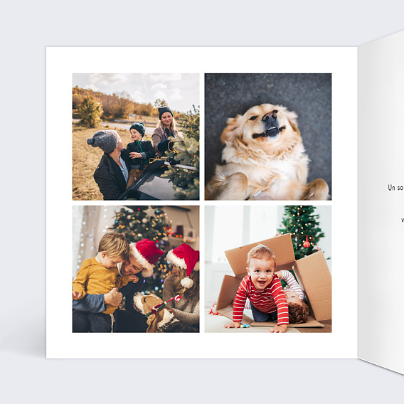 Carte de voeux Beaux Voeux Dorés I Intérieur Gauche