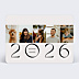 Carte de Voeux Particuliers Portrait famille de 5