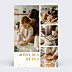 Carte de Voeux Particuliers Petits Flocons