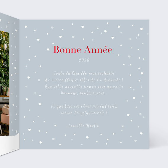 Carte de voeux Chien Intérieur Droit