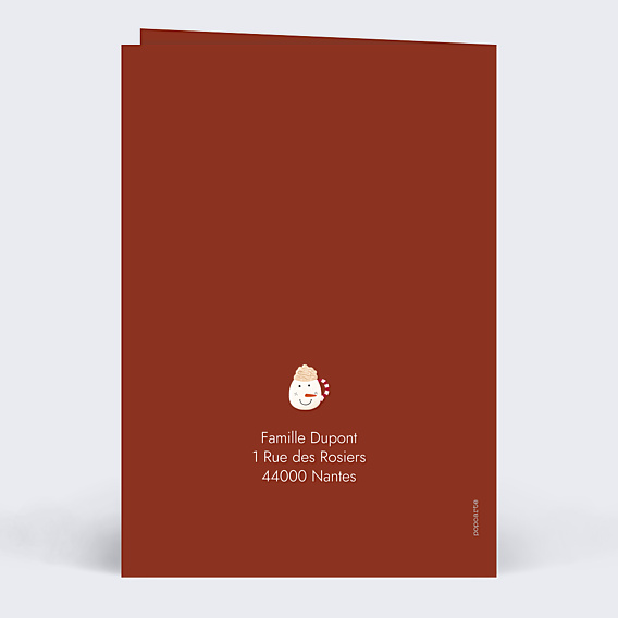 Carte de Voeux Particuliers Tasses Gourmandes