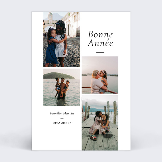 Carte de voeux Gratitude Recto