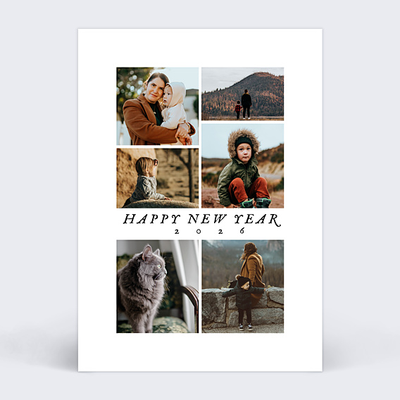 Carte de Voeux Particuliers New Year