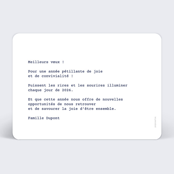 Carte de Voeux Particuliers Souvenirs polaroïds
