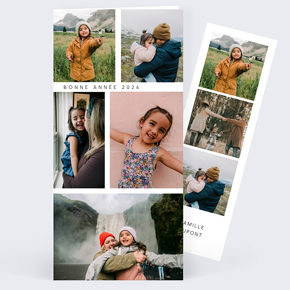 Carte de voeux Beau Pêle-mêle