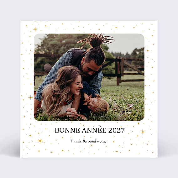 Carte de Voeux Particuliers Étoile du Matin