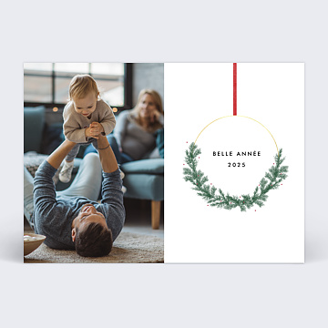 Carte de Voeux Particuliers Couronne pica