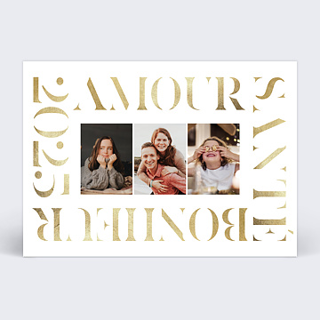 Carte de Voeux Particuliers Grands Souhaits