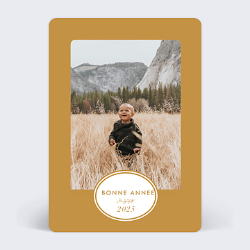 Carte de Voeux Particuliers Romantique Ambre