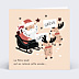 Carte de Noël Noël en grève