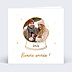 Carte de Voeux Particuliers Boule à Neige avec Graines