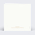 Carte de Voeux Particuliers Classique blanc et ocre