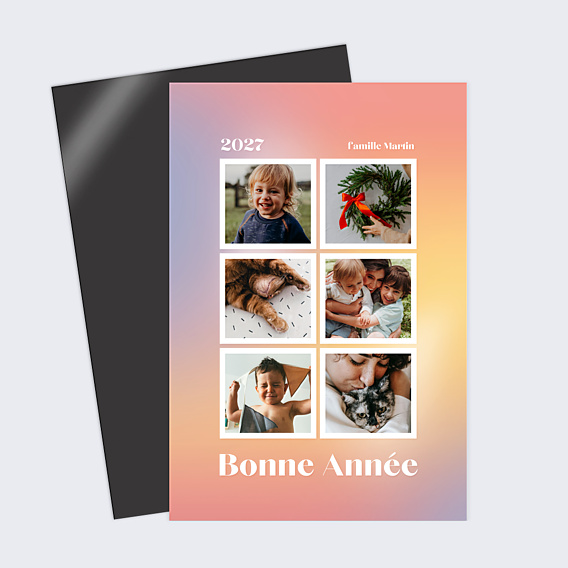 Carte de Voeux Particuliers Gradient