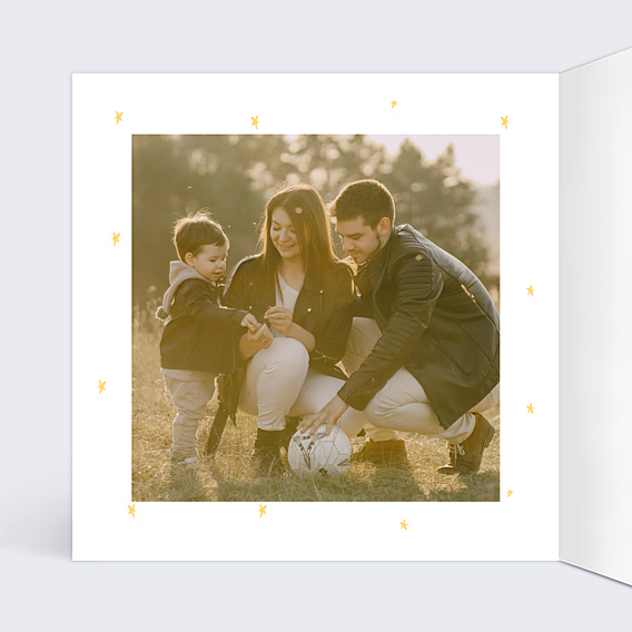 Carte de Voeux Particuliers Petites Boules Colorées