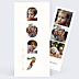 Carte de Voeux Particuliers Original Photo Année