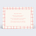 Carte de Voeux Particuliers Plaid Rouge