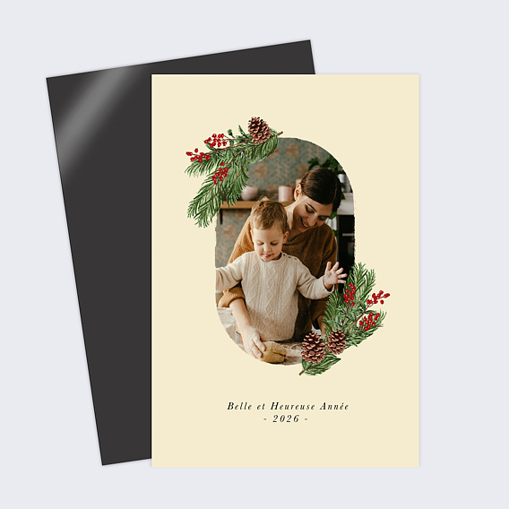 Carte de voeux Essence d'Hiver