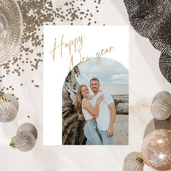 Carte de voeux Eclat Chaleureux Après 1