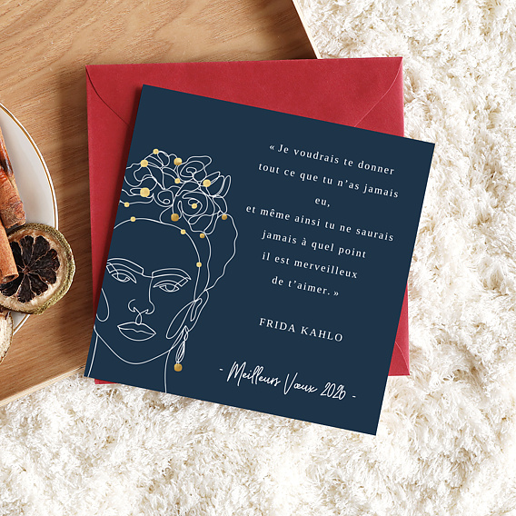 Carte de voeux Frida Kahlo Après 4