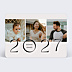 Carte de Voeux Particuliers Portrait famille de 3