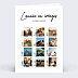 Carte de Voeux Particuliers Retrospective Vertical