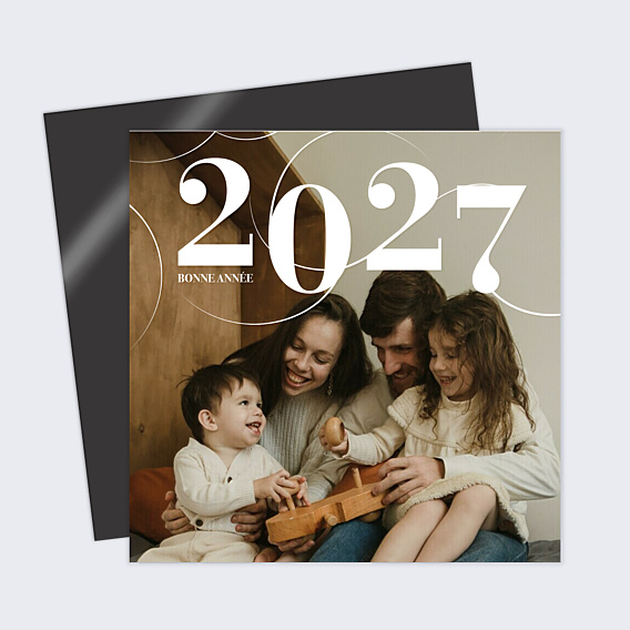 Carte de Voeux Particuliers Grande Année