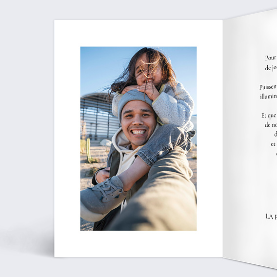 Carte de voeux Entremêlés Intérieur Gauche