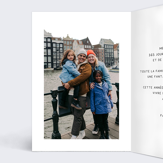 Carte de voeux Lettre au Père Noel Intérieur Gauche