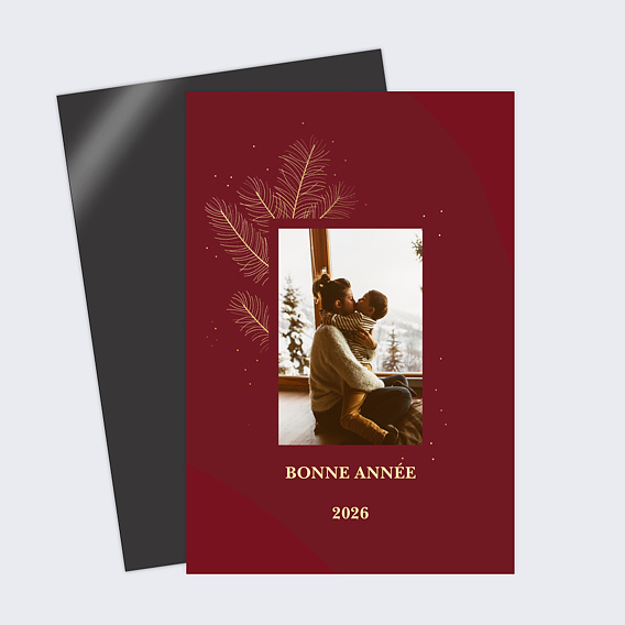 Carte de voeux Bandeau Branchage