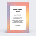 Carte de voeux Gradient Verso
