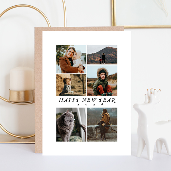 Carte de voeux New Year Après 4