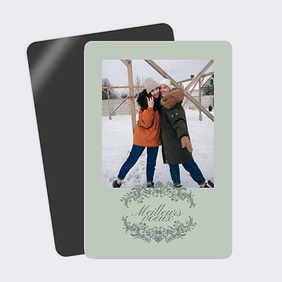 Carte de Voeux Particuliers Médaillon