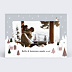 Carte de Voeux Particuliers Chalet