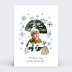 Carte de Voeux Particuliers Flocon d'Hiver