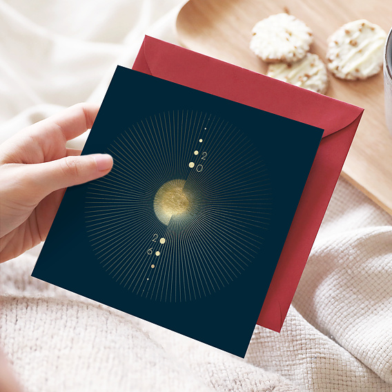 Carte de voeux Solaire Après 1