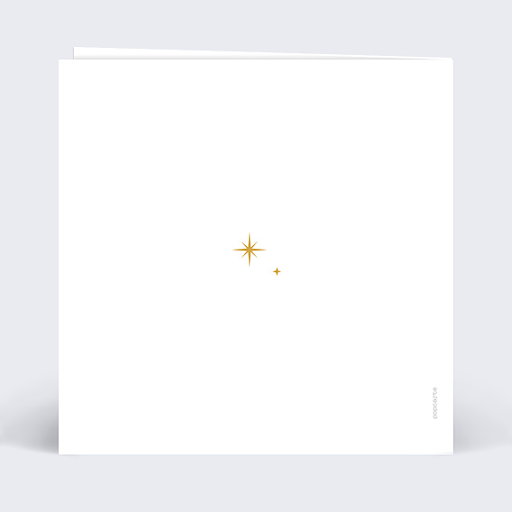 Carte de Voeux Particuliers Étoile du Matin