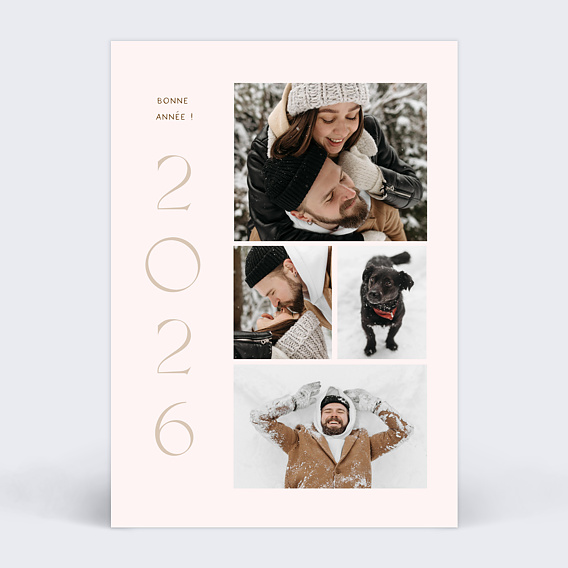 Carte de voeux Aube Recto