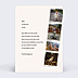 Carte de Voeux Particuliers Photomaton 12 Mois