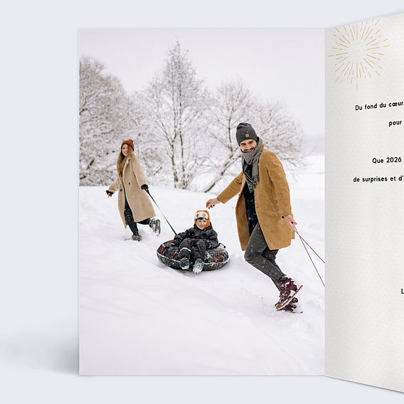 Carte de Voeux Particuliers Joyeuses Explosions