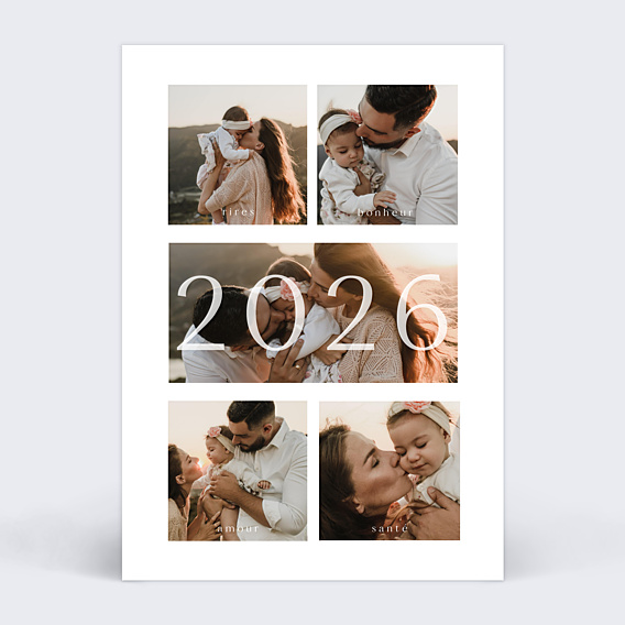 Carte de Voeux Particuliers Transparence