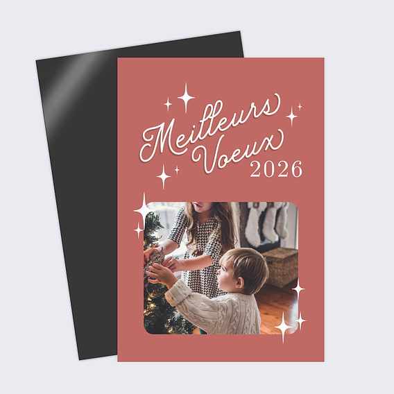 Carte de voeux Scintillements