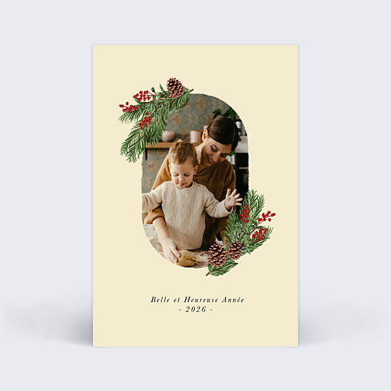 Carte de Voeux Particuliers Essence d'Hiver