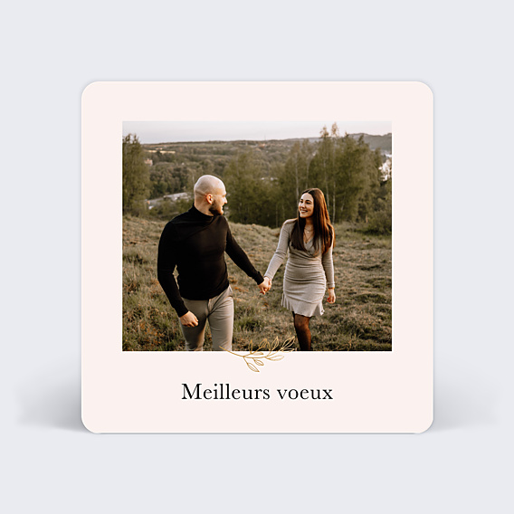 Carte de Voeux Particuliers Petit végétal séparateur