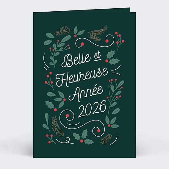 Carte de Voeux Particuliers Petits Végétaux