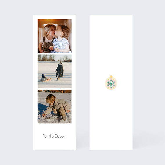 Carte de voeux Patchwork