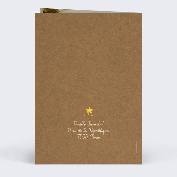 Carte de voeux Chat'pin Verso