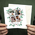 Carte de Voeux Particuliers Double Pola Pommes de Pin
