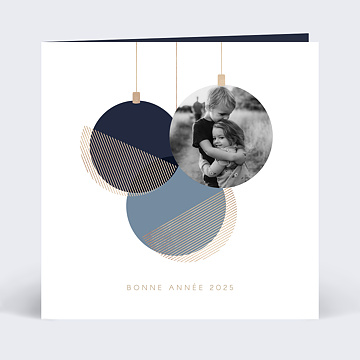 Carte de Voeux Particuliers Boules Magiques