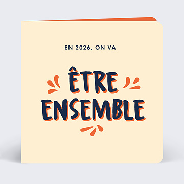 Carte de Voeux tre Ensemble